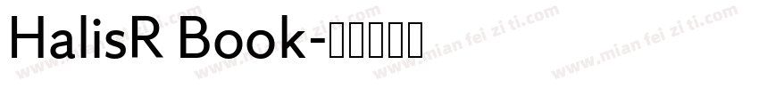 HalisR Book字体转换